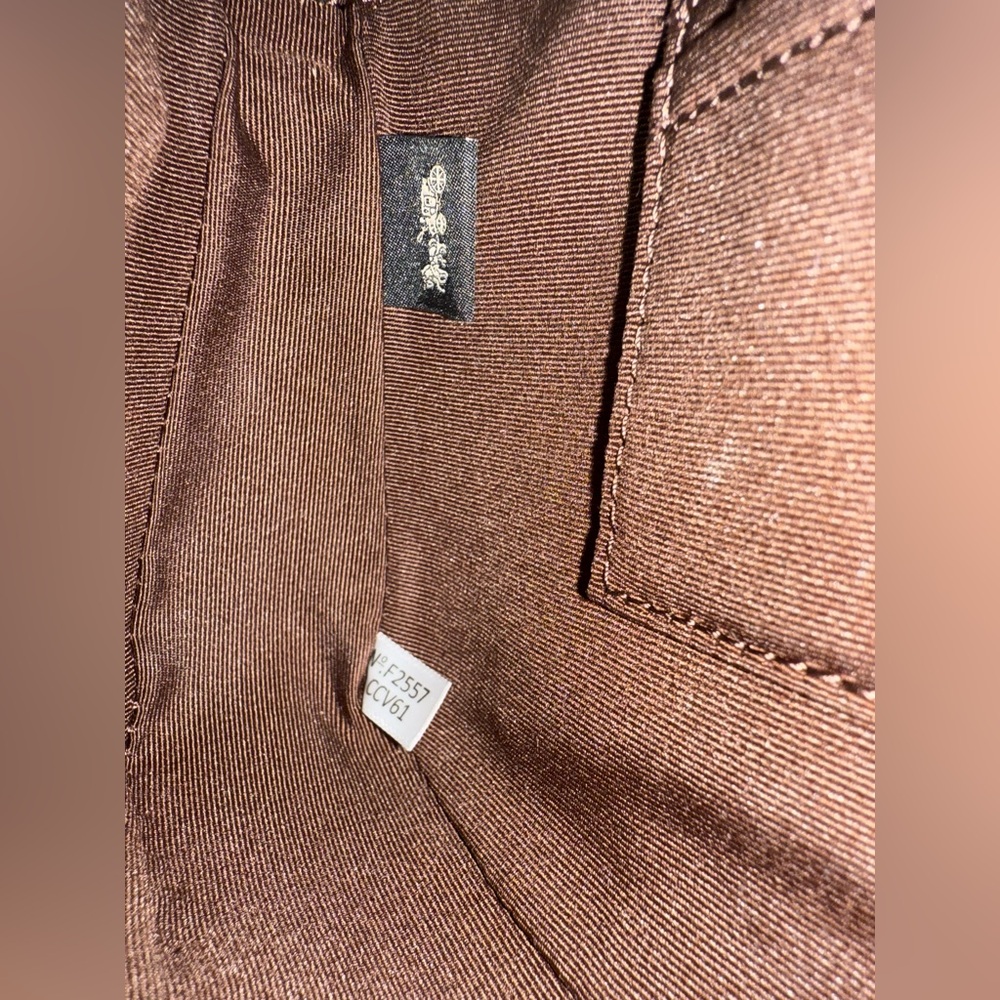 Coach Nolita 19 Cow Print NWT Silver with a free unbranded chain extender silver - Picture 9 of 14